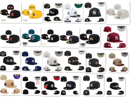 New York Yankees Unstructured Hip-Hop Flat Brim Snapback Cap with Embroidery, Full Closure, Patch Sizing, Sun Protection, Unisex Versatile Sun Hat, Fashion Cap