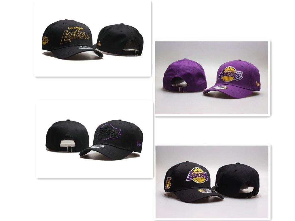 Item Thumbnail for Lakers Peaked Cap洛杉矶湖人调节帽男女嘻哈鸭舌帽太阳帽平沿帽弯沿帽棒球帽球迷球员篮球帽 NBA旅游防晒帽