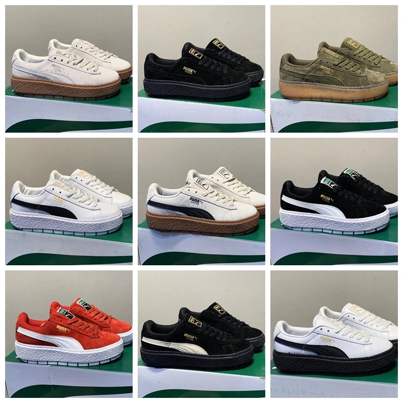Suede Platform Sneaker