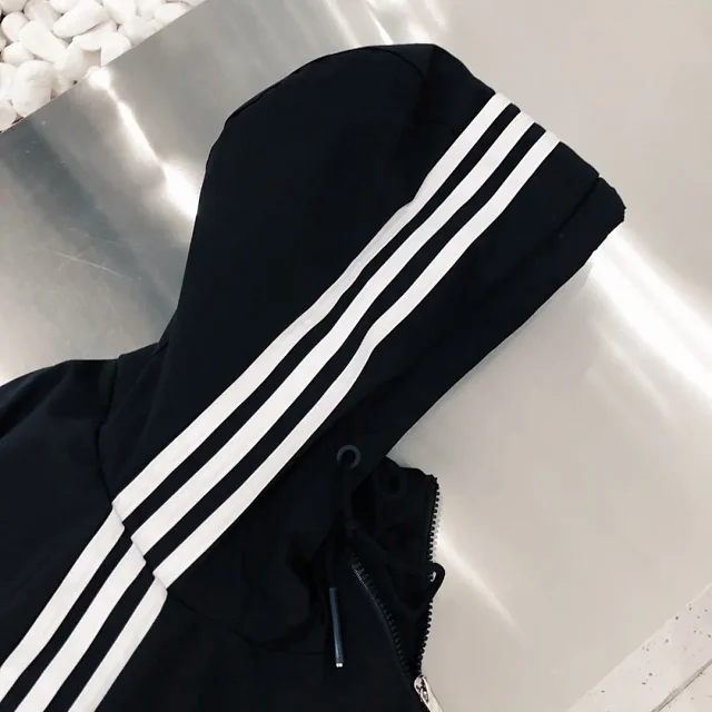 Adidas Jackets Hooded insulated jacket with three-stripe sleeves product detail image 13