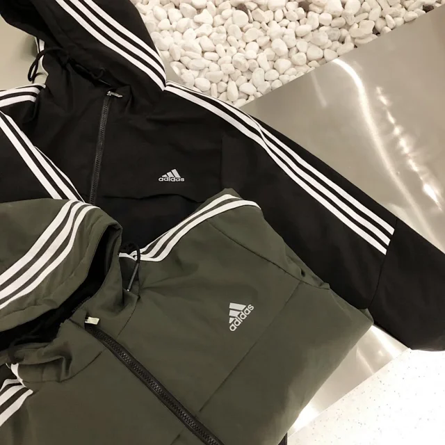 Adidas Jackets Hooded insulated jacket with three-stripe sleeves product detail image 18