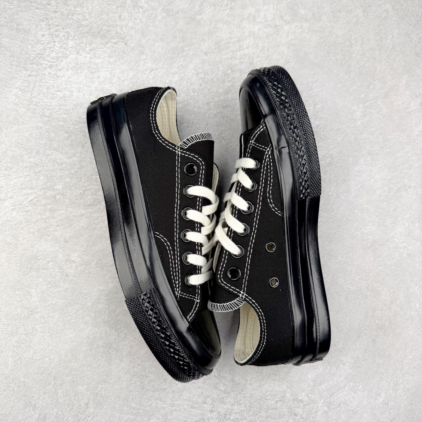 Converse Chuck 70 Low Black Blue Bottom 168514C
