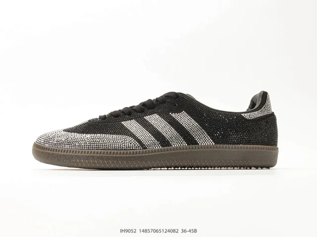 Adidas Rhinestone Three-Stripe Low-Top Sneakers product detail image 4