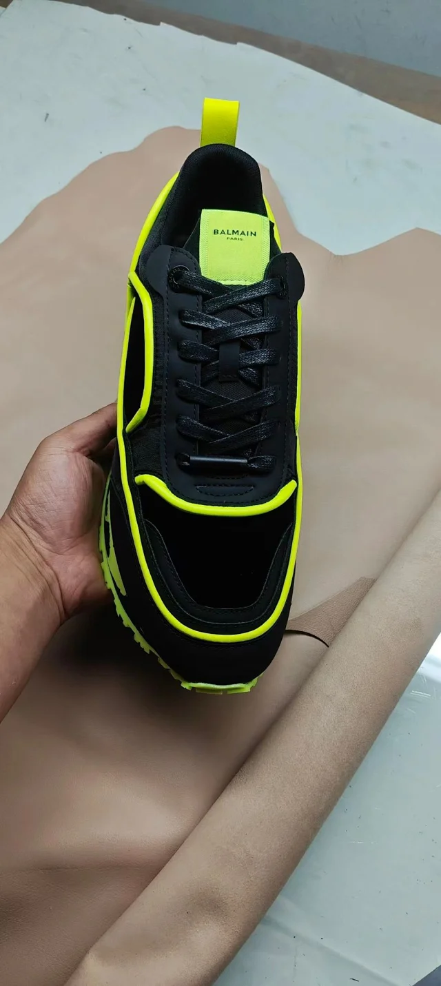 Balmain Sneakers Chunky low-top with monogram panels product detail image 3