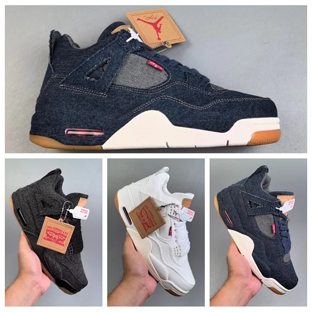 Nike Sneakers Air Jordan 4 Levi's Denim product detail image 1