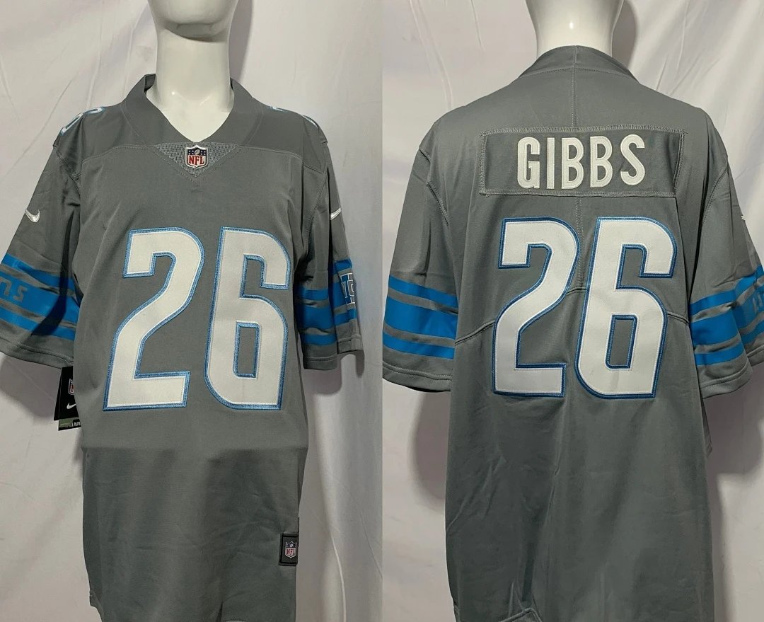 NFL Football Jerseys Detroit Lions Gibbs #0 — *022