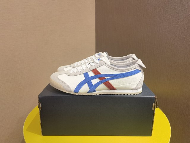 Onitsuka Tiger Sneakers Mexico 66 — White Orchid Red
