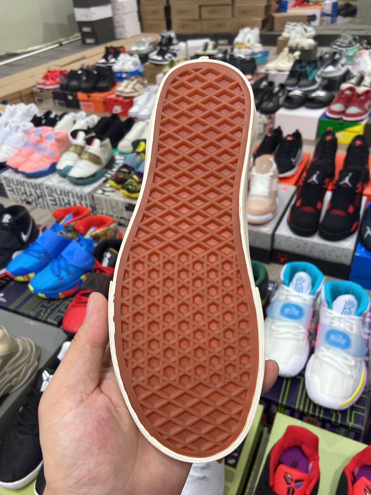 Vans Old Skool Checkerboard Brown Multicolor Sneakers Skateboard Shoes - 10
