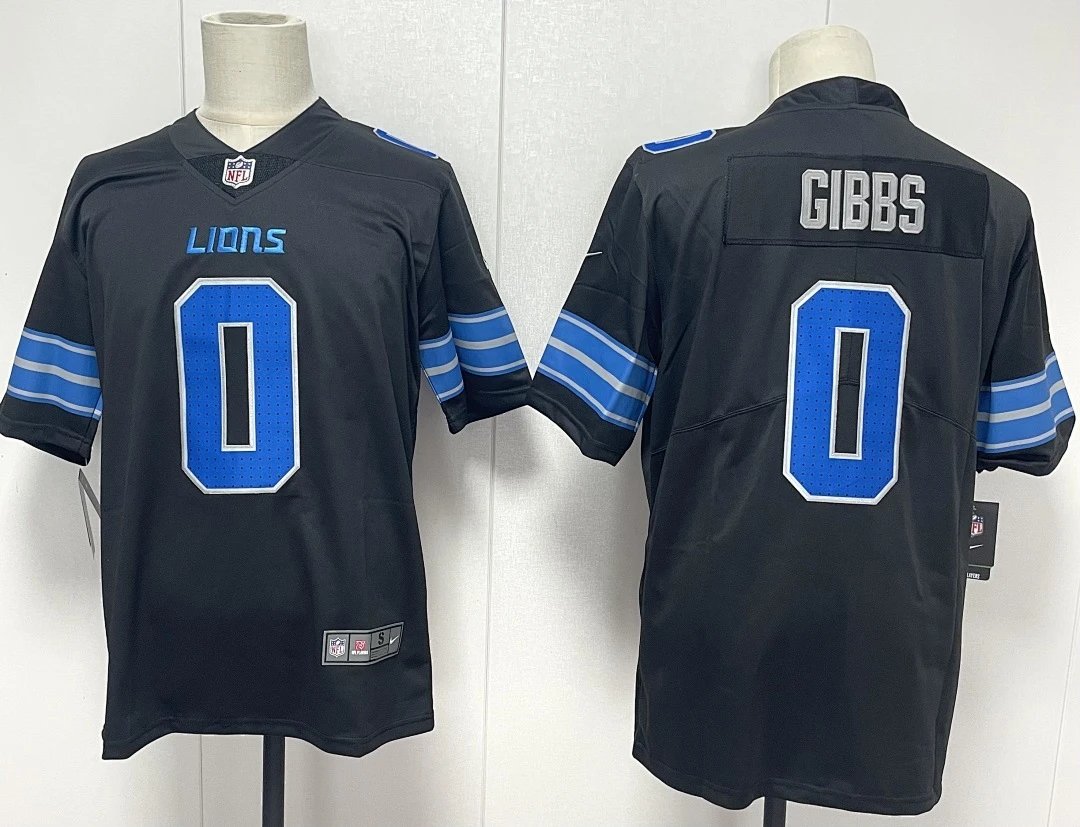 NFL Football Jerseys Detroit Lions Gibbs #0 — *004