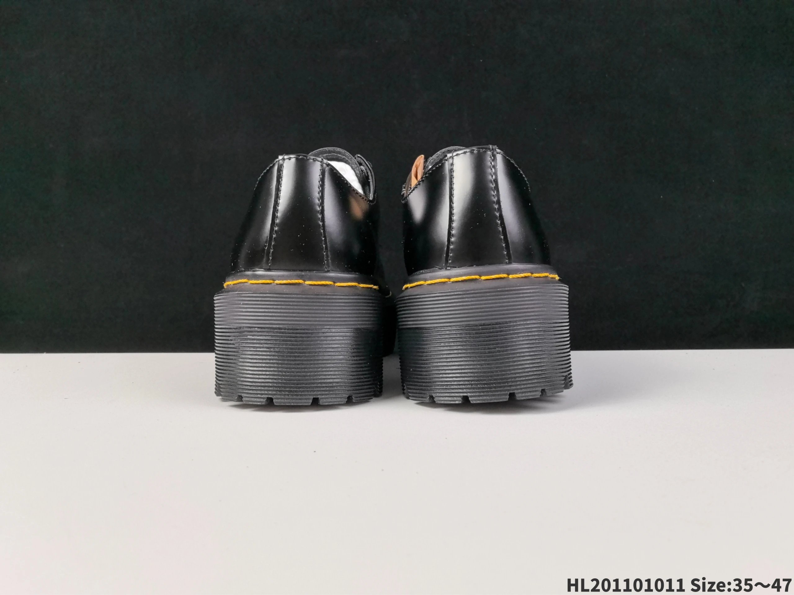 Dr. Martens 1461 Black Smooth Leather Derby Shoes - 18