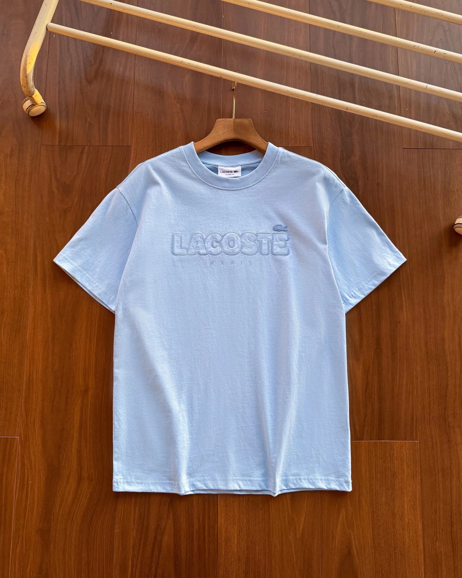 Lacoste T-Shirts Embroidered Logo Short-Sleeve T-Shirt — *009