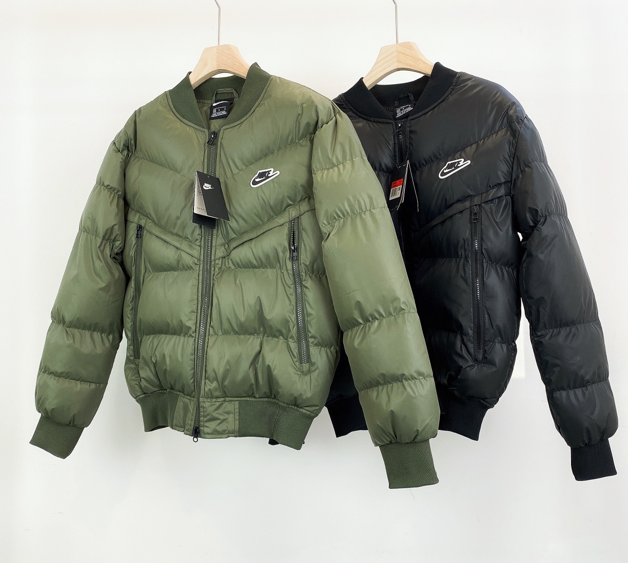 Couple Baseball Puffer Jacket