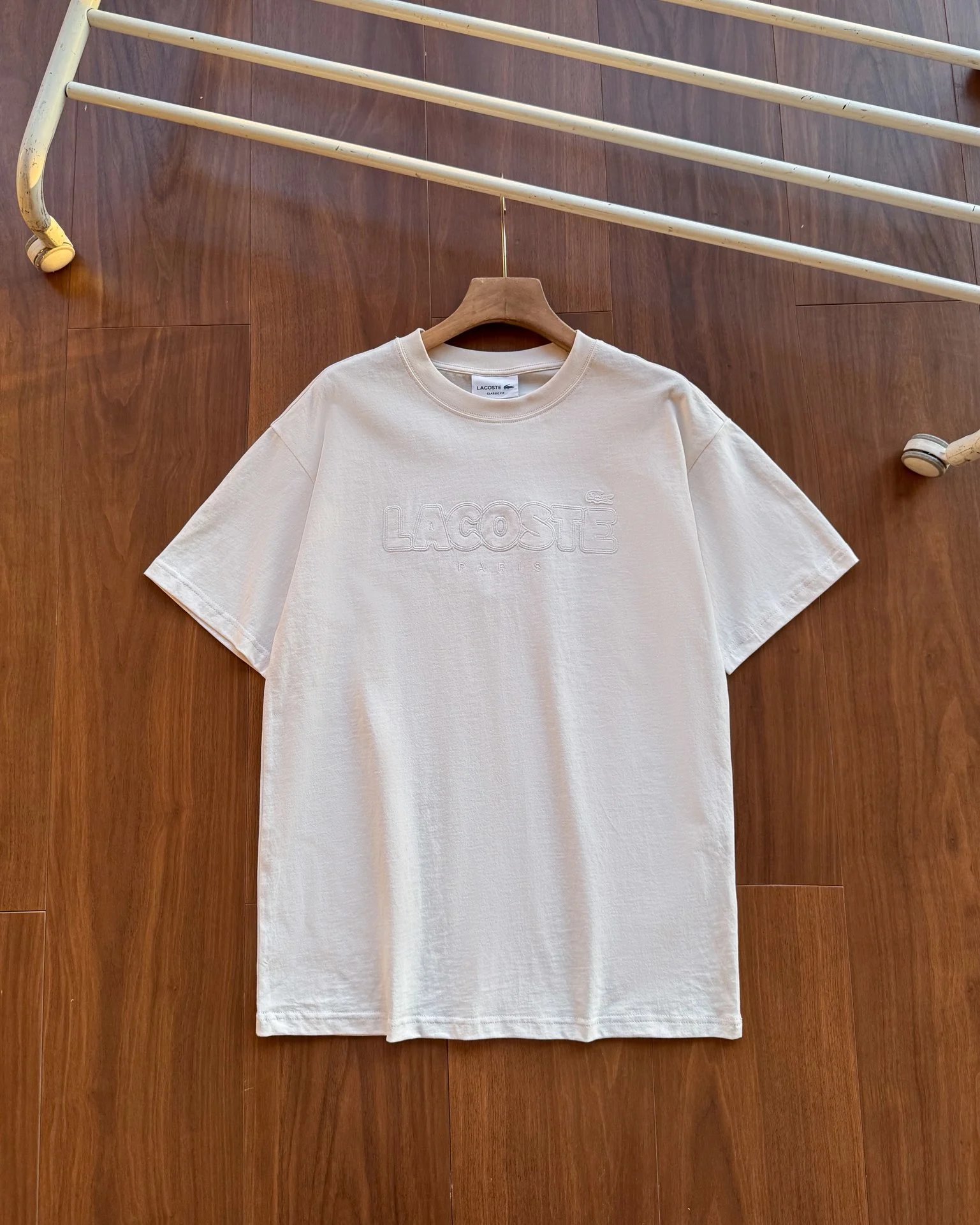 Lacoste T-Shirts Embroidered Logo Short-Sleeve T-Shirt — *006