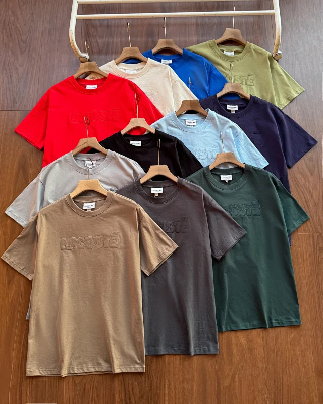 Lacoste T-Shirts Embroidered Logo Short-Sleeve T-Shirt product detail image 1