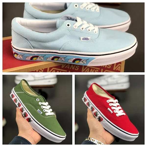 Vans Sneakers Authentic Strawberry Print Canvas product detail image 1