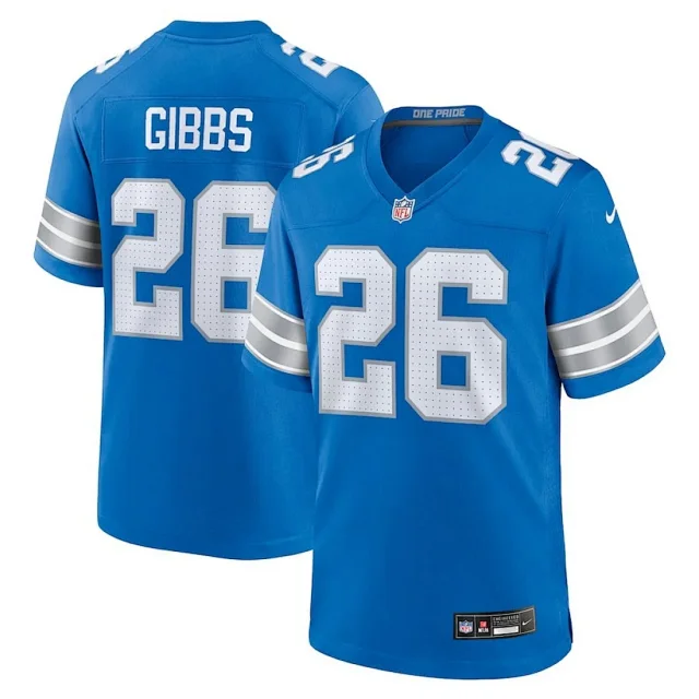 NFL Football Jerseys Detroit Lions Gibbs #0 product detail image 51