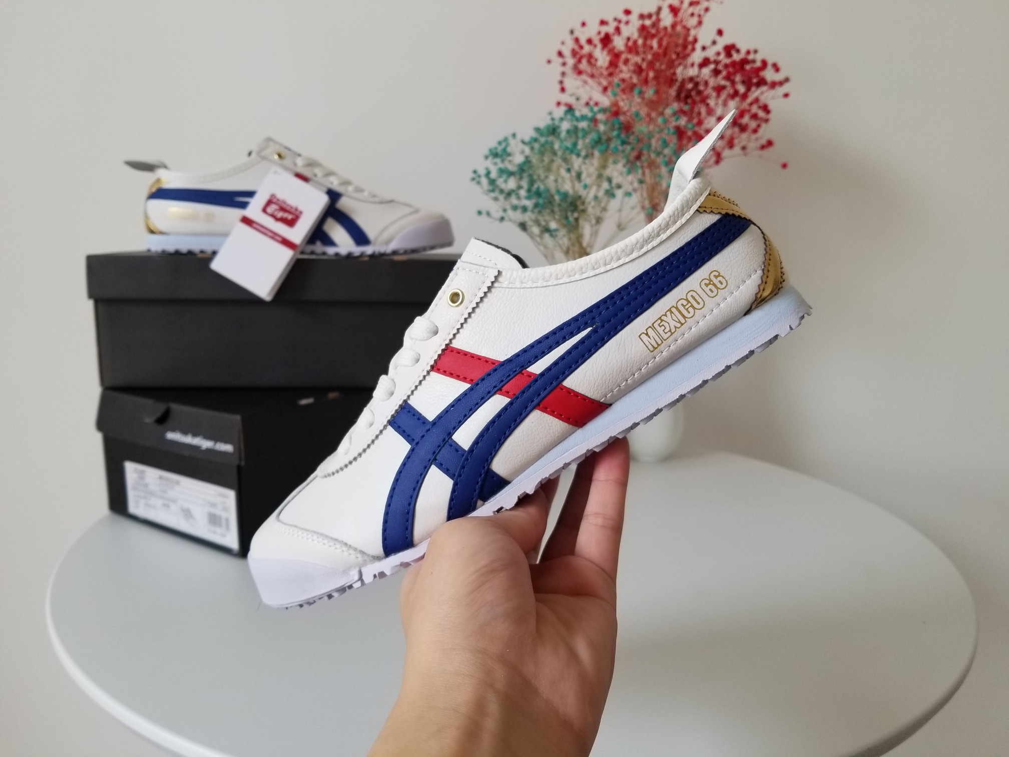 Onitsuka Tiger Sneakers Mexico 66 low-top lace-up — Golden Tail