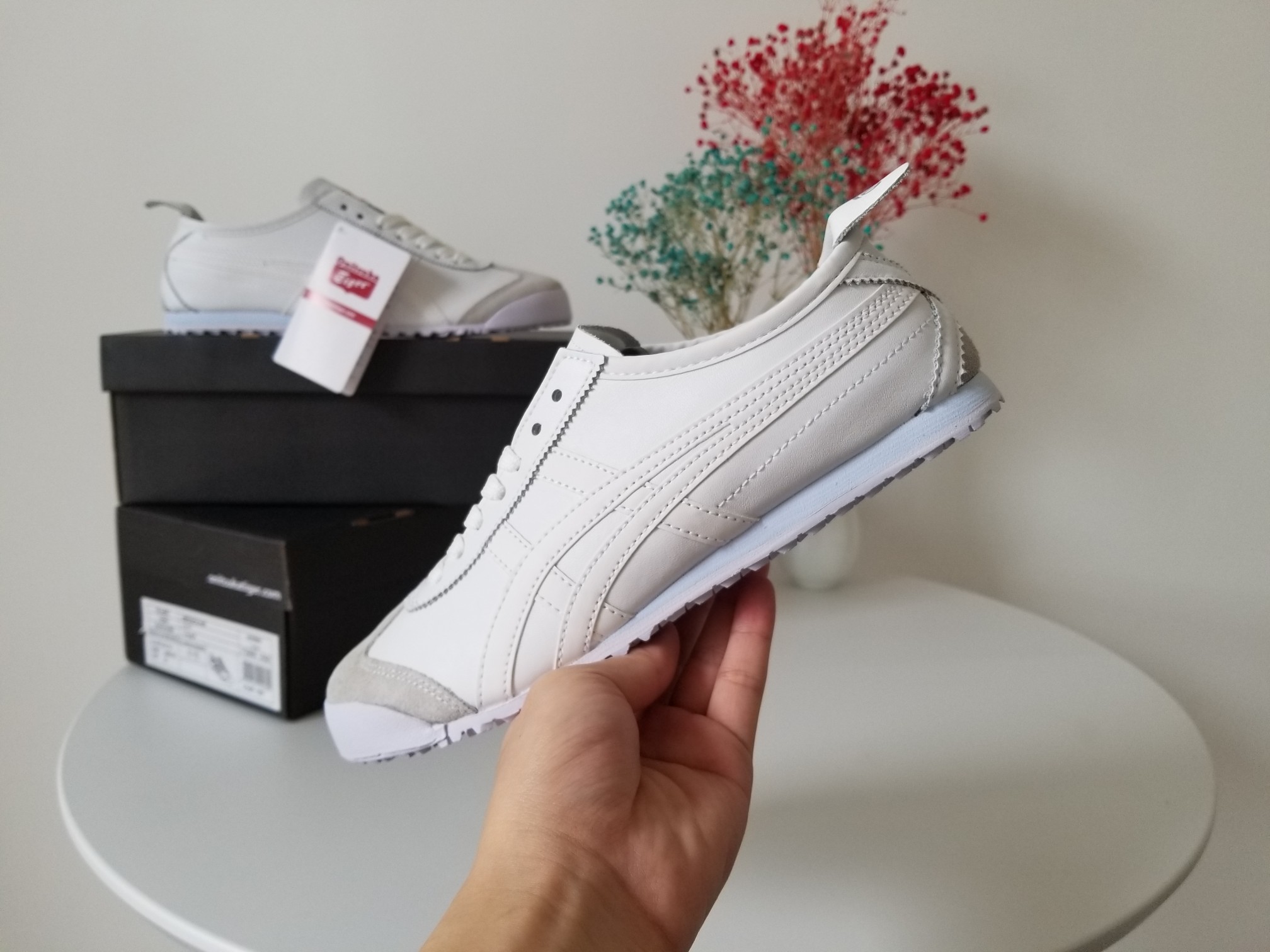 Onitsuka Tiger Sneakers Mexico 66 low-top lace-up — All white