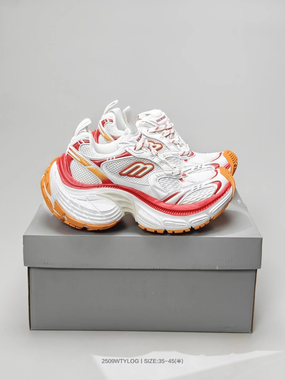 Balenciaga Sneakers 10XL lace-up platform — 8