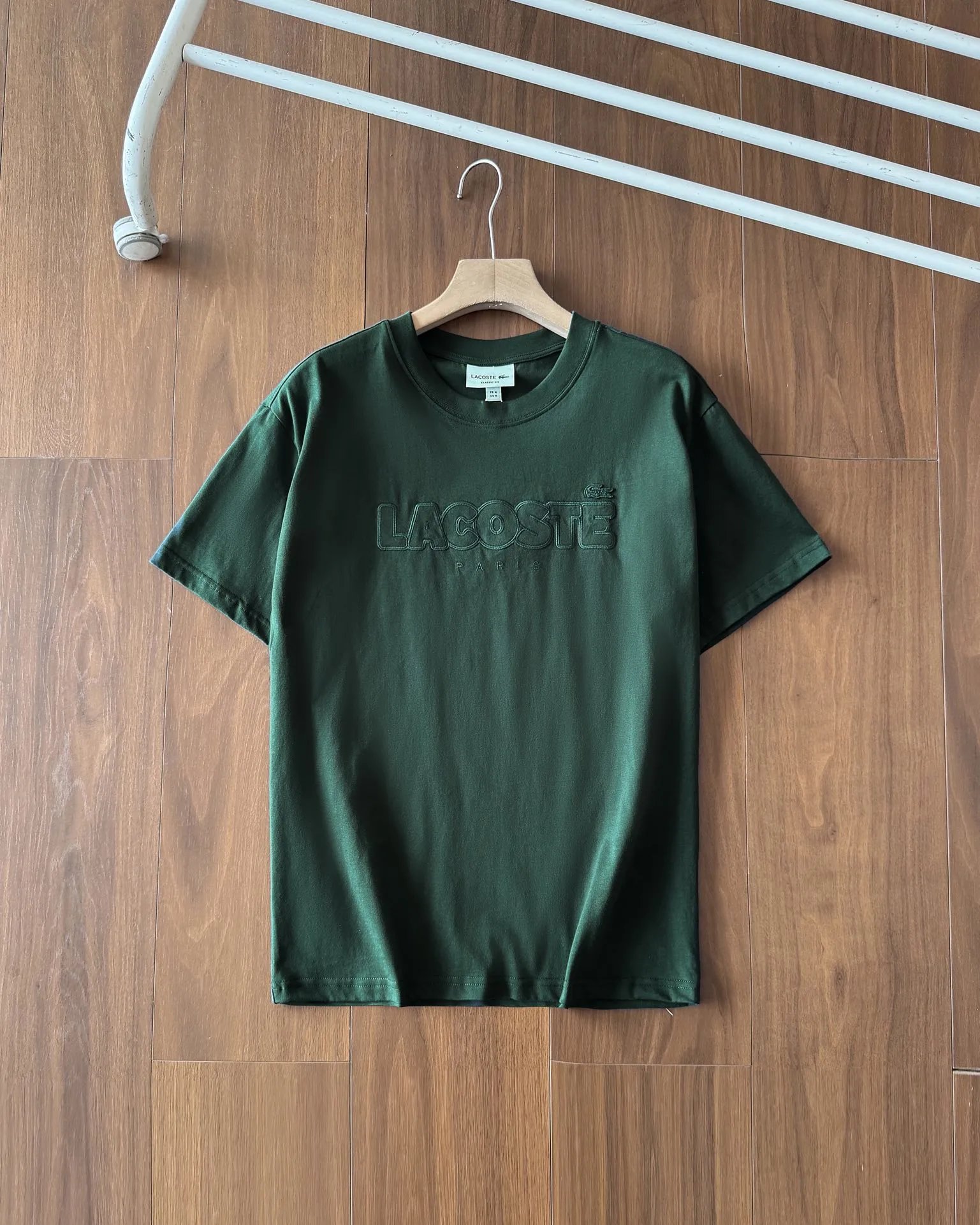 Lacoste T-Shirts Embroidered Logo Short-Sleeve T-Shirt — *001