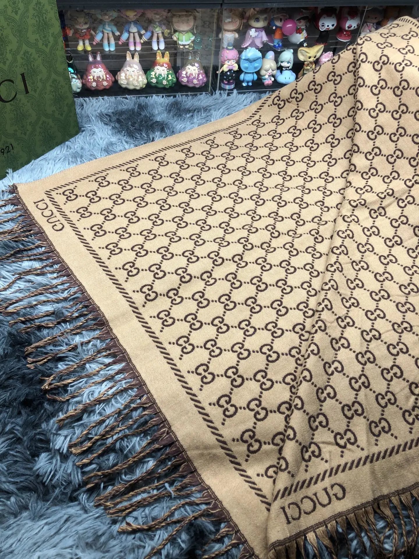 Gucci Scarves GG monogram fringed scarf image 4