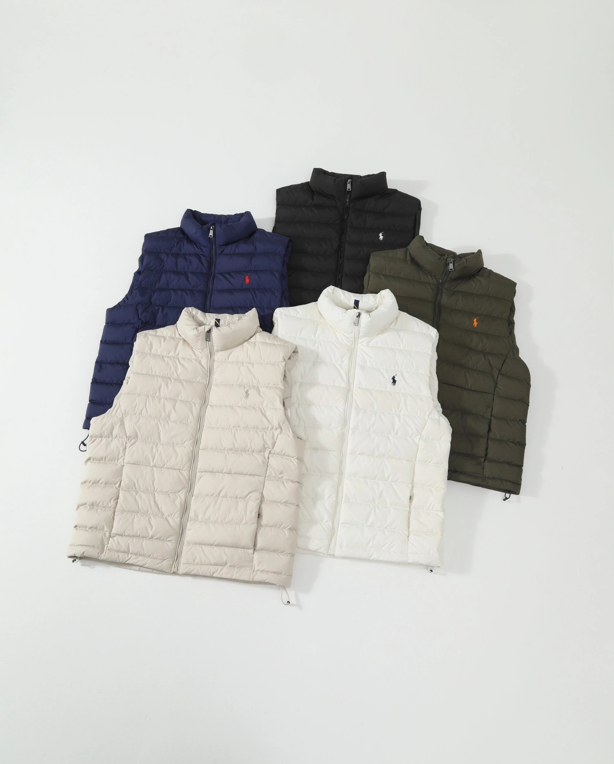 Ralph Lauren Vests Quilted puffer vest with embroidered pony logo image 2