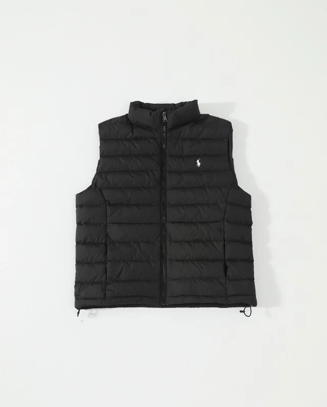 Ralph Lauren Vests Quilted puffer vest with embroidered pony logo product detail image 6