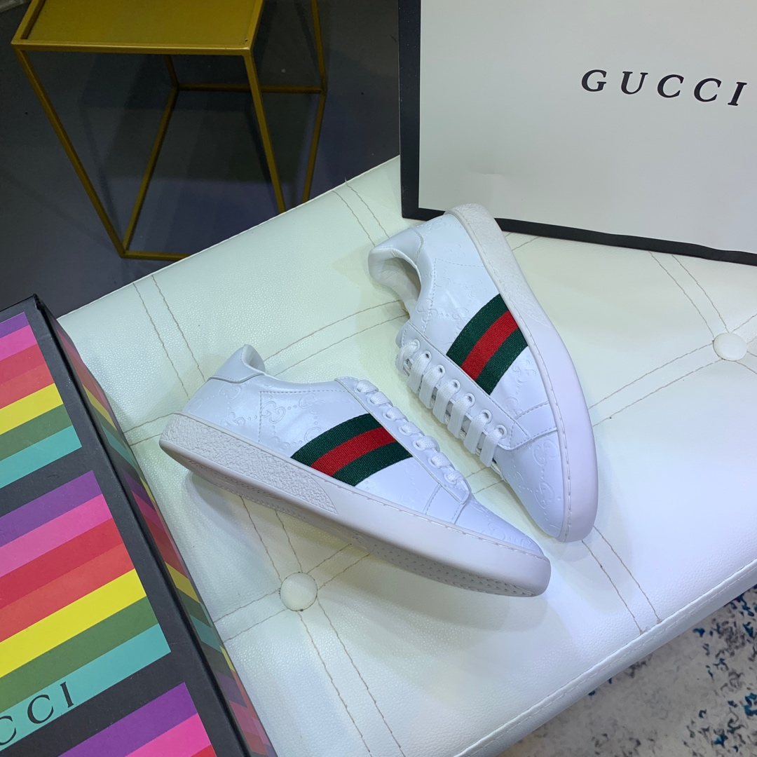 G family g*g ace white shoes collection little bee men’s and women’s sneakers 1