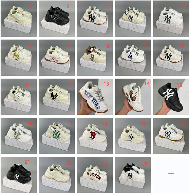 MLB Sneakers 00XHLF141203 chunky low-top product detail image 1