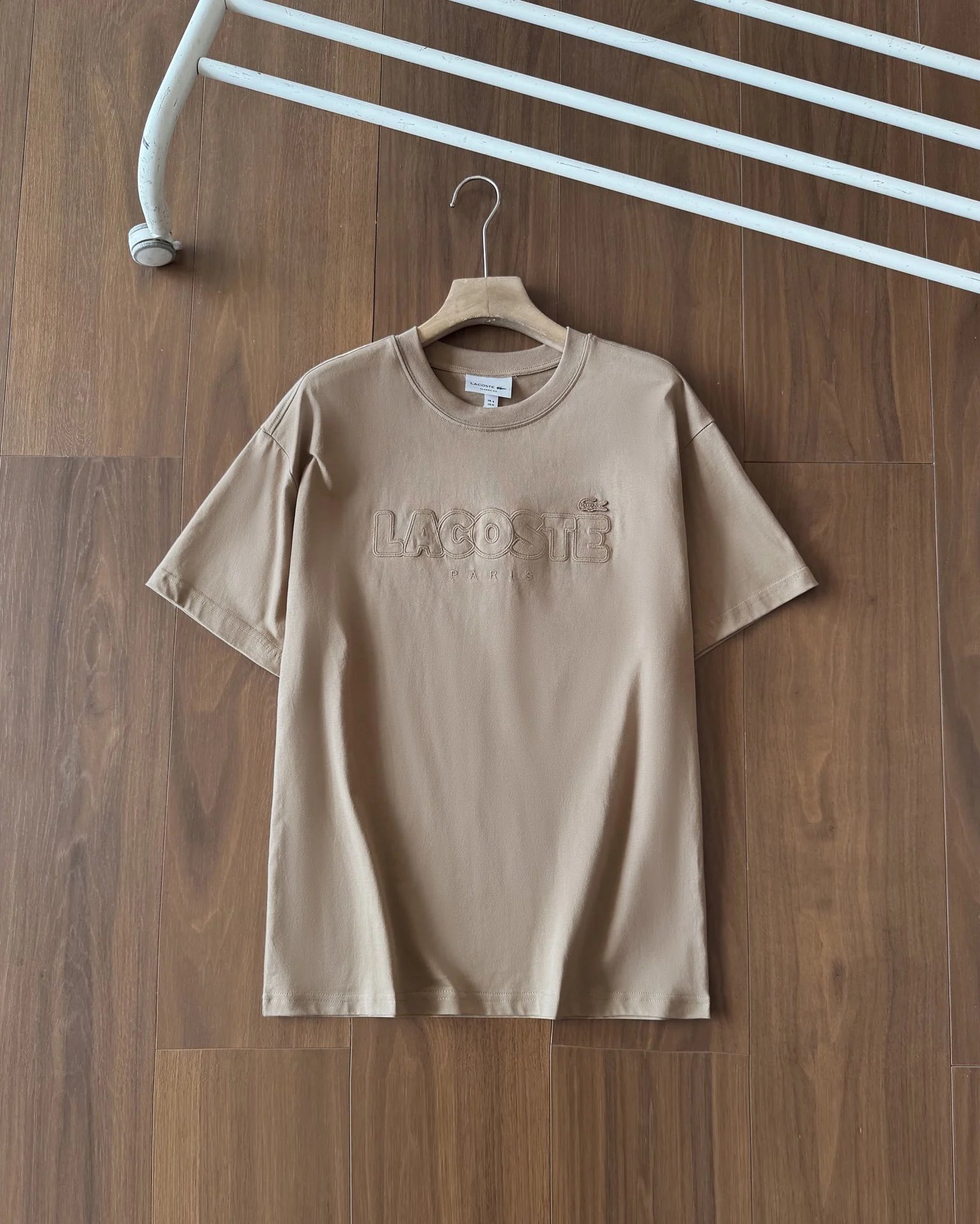Lacoste T-Shirts Embroidered Logo Short-Sleeve T-Shirt — *002