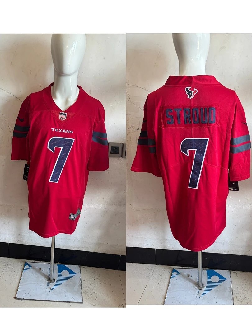 Nike Football Jerseys C.J. Stroud #7 Houston Texans Jersey — *001