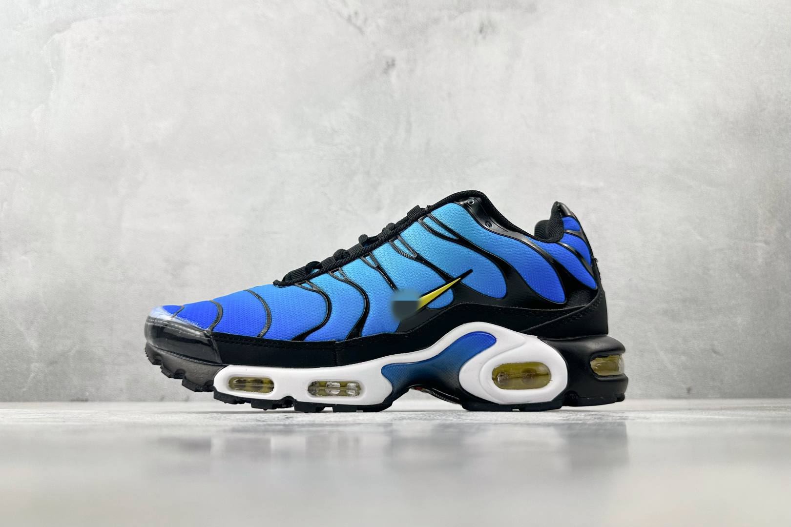 蓝黄 （透明鞋头）