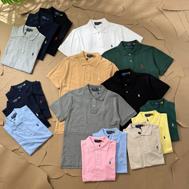 Polo Ralph Lauren Shirts Short-sleeve mesh shirt with embroidered Pony product detail image 3