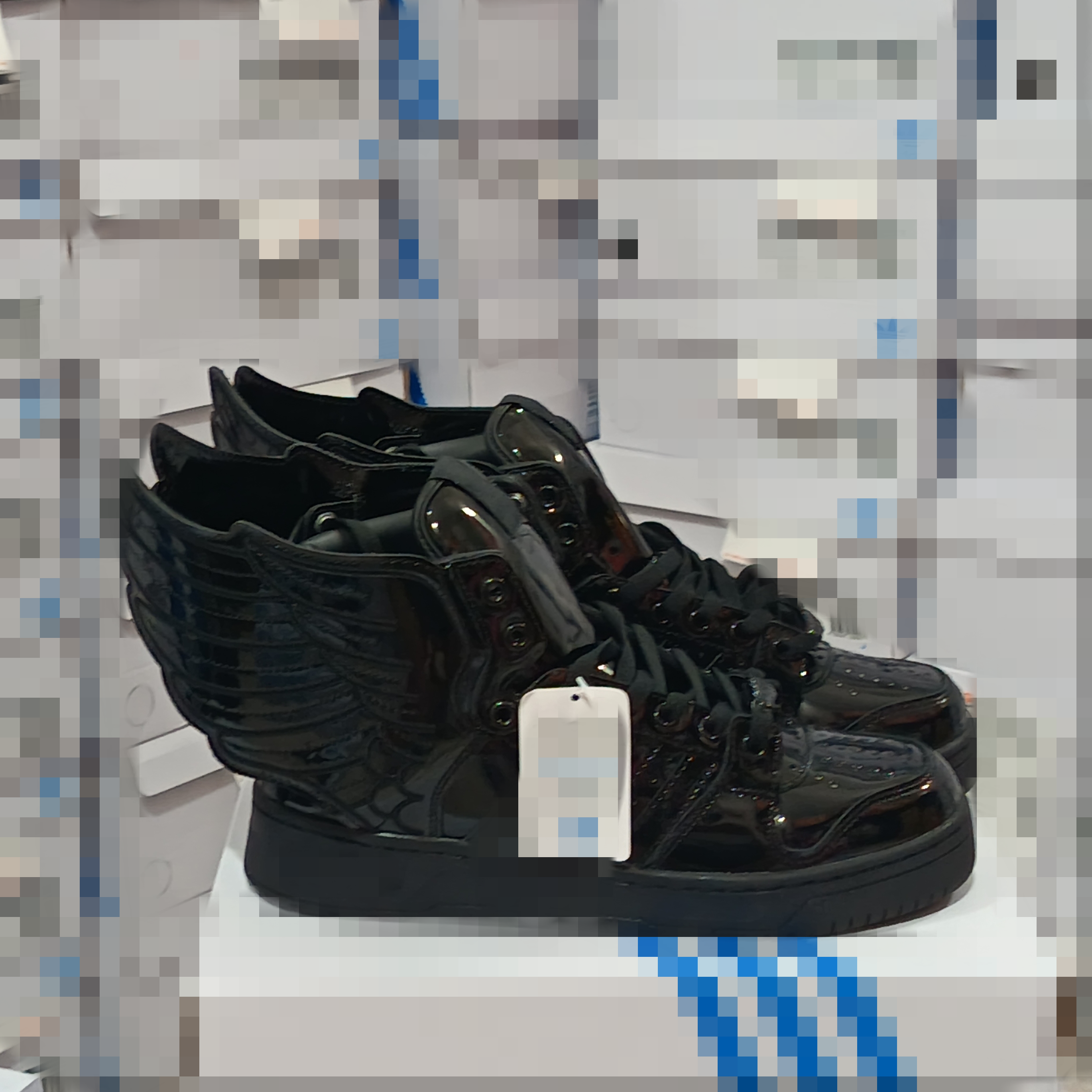 Adidas Sneakers Jeremy Scott Forum Hi Wings — *002-black