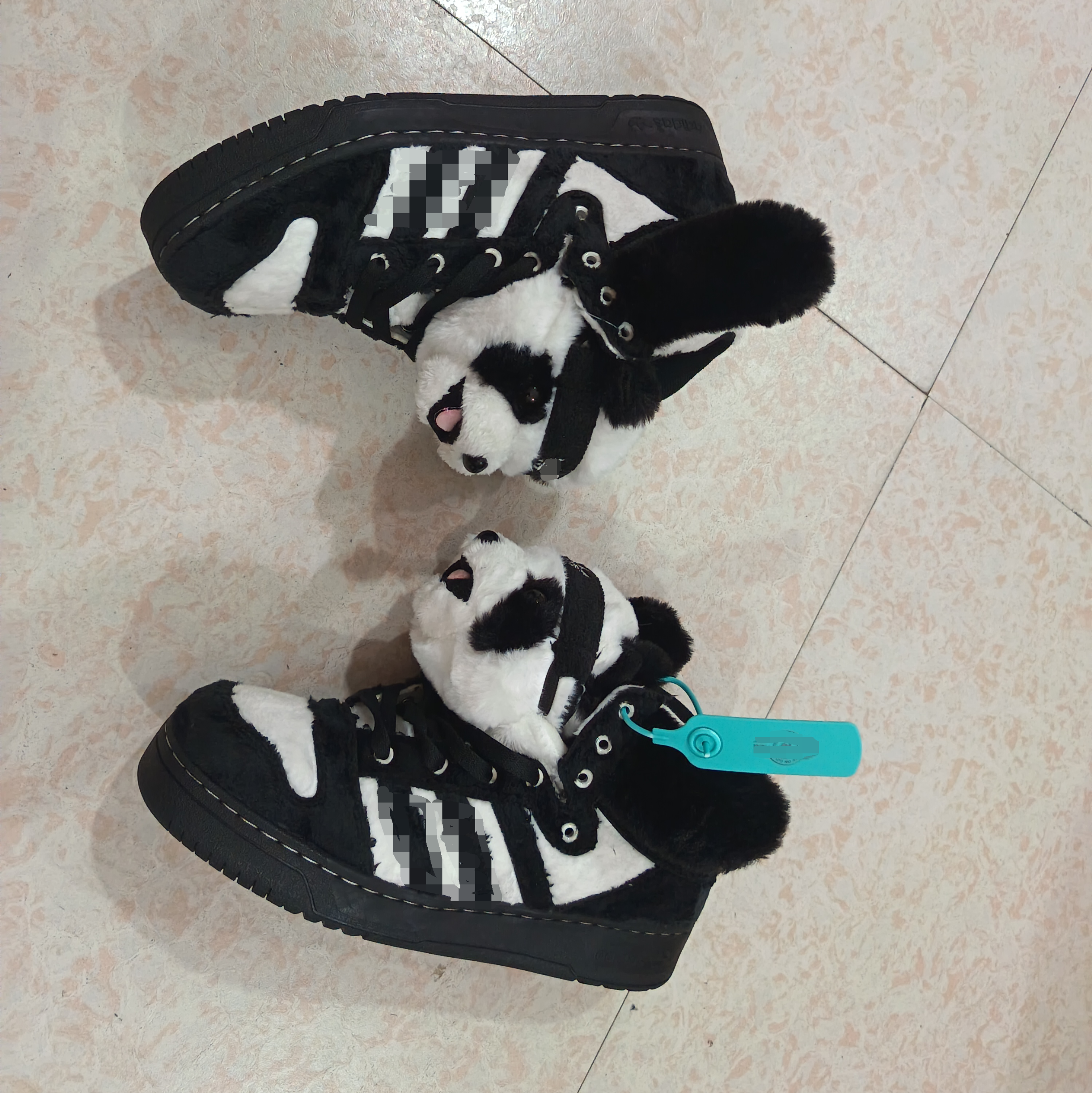 Adidas Sneakers Jeremy Scott Forum Hi Wings — *012-Panda