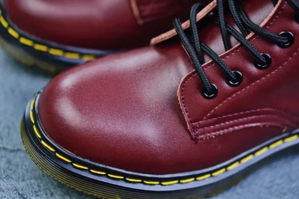 Dr. Martens 1460 Black Smooth Leather 8-Eye Boots Martin Boots - 25