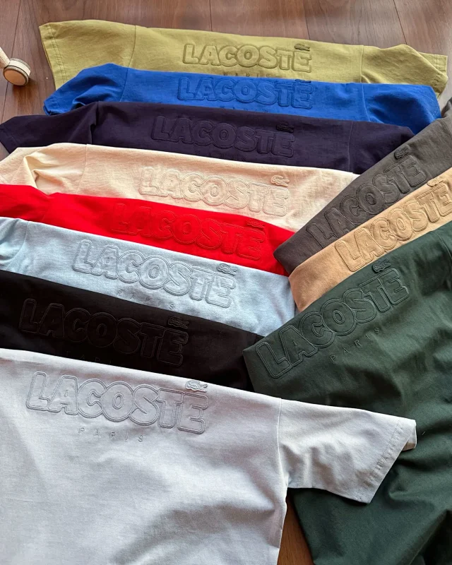 Lacoste T-Shirts Embroidered Logo Short-Sleeve T-Shirt product detail image 2