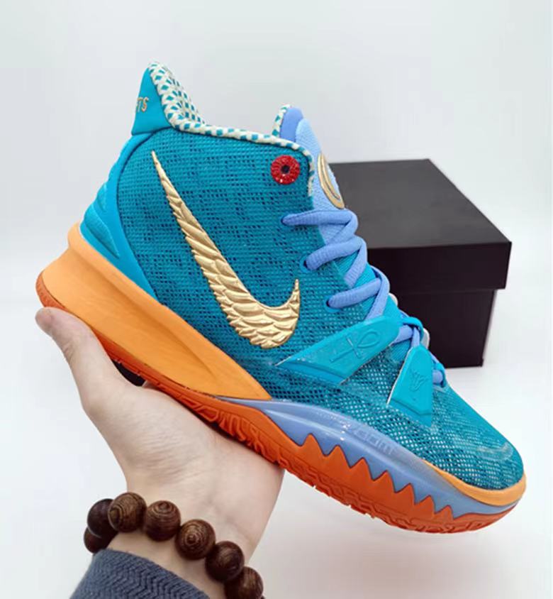 Nike Sneakers Kyrie 7 basketball shoes — Blue Gold