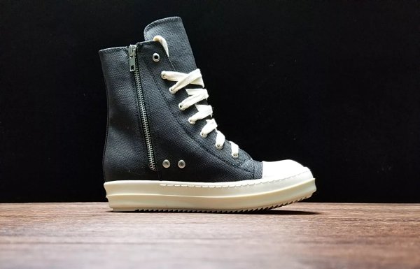 Rick Owens Drkshow 瑞克欧文斯 经典帆布高帮鞋