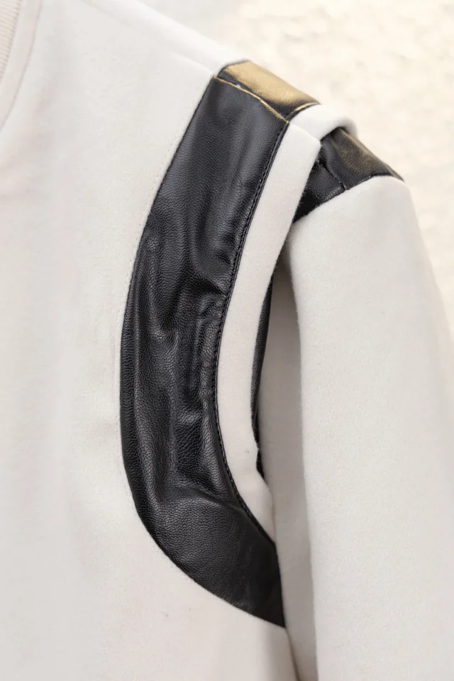 Saint Laurent Jackets Varsity jacket with contrast shoulder panels product detail image 10