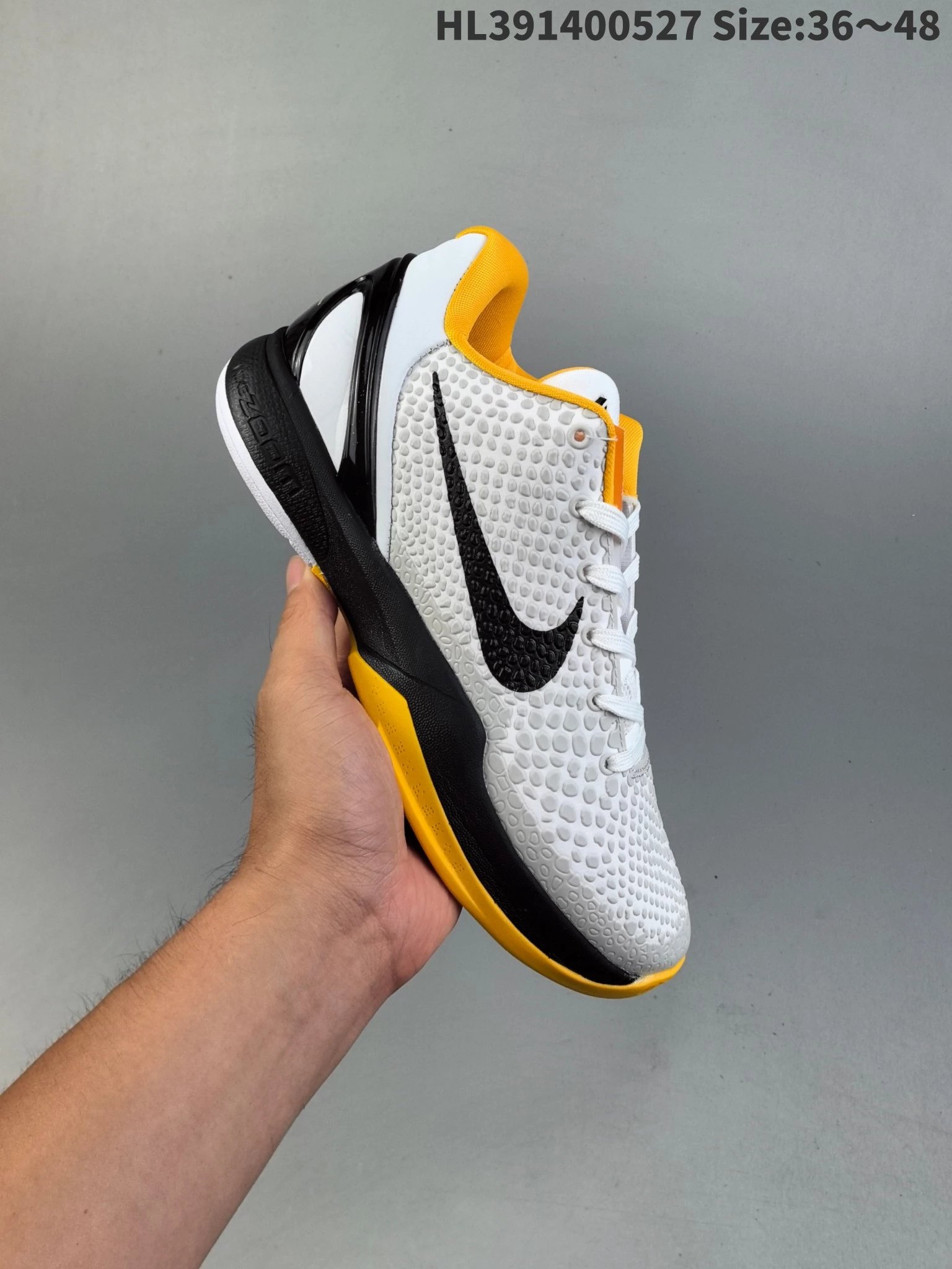 white and yellow