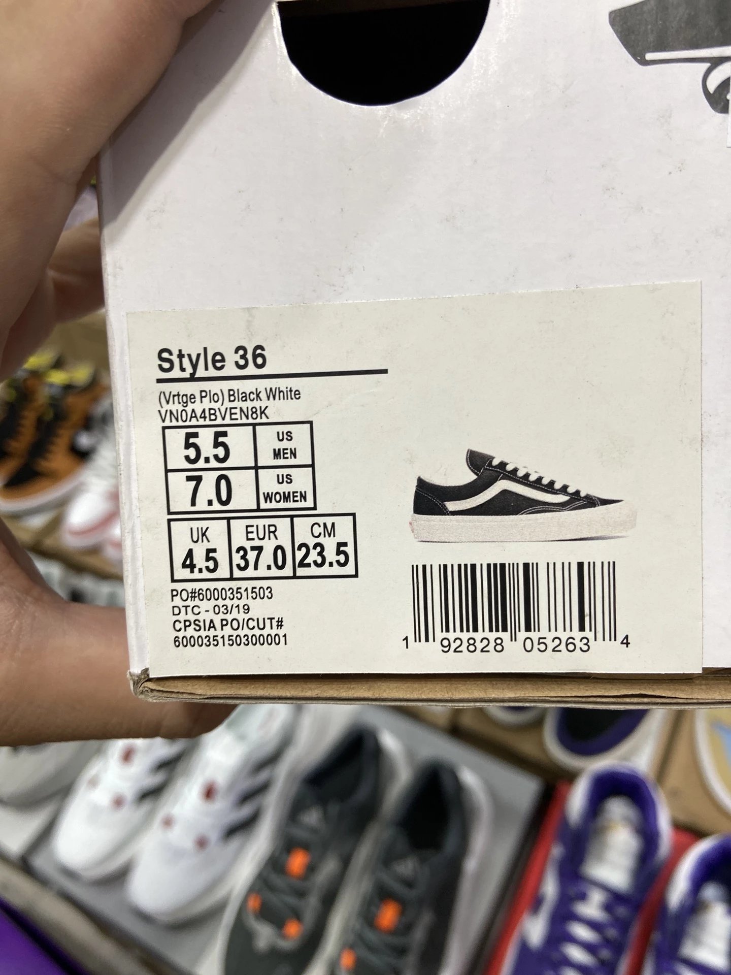 Vans Sneakers Style 36 VN0A4BVEN8K image 3
