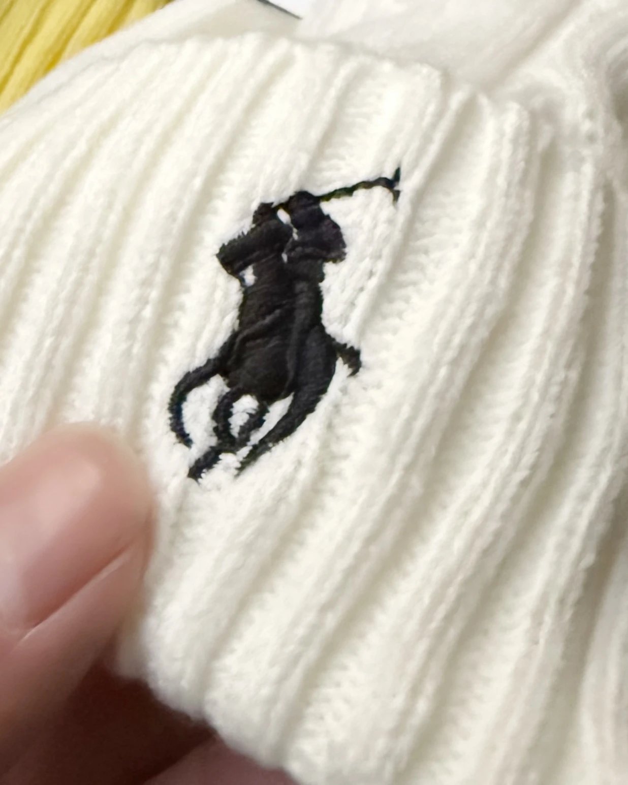 Polo Ralph Lauren Hats Cable-Knit Cuffed Beanie with Pony Embroidery image 7