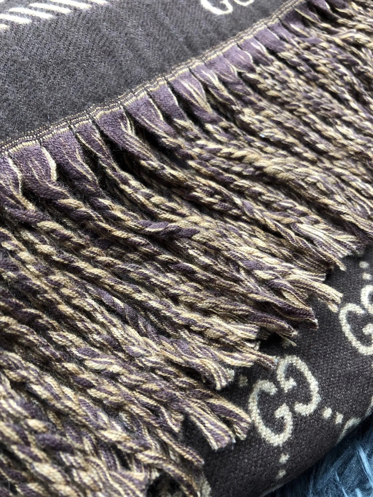Gucci Scarves GG monogram fringed scarf image 6