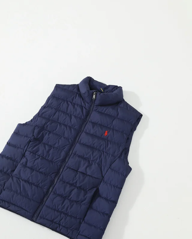 Ralph Lauren Vests Quilted puffer vest with embroidered pony logo product detail image 15