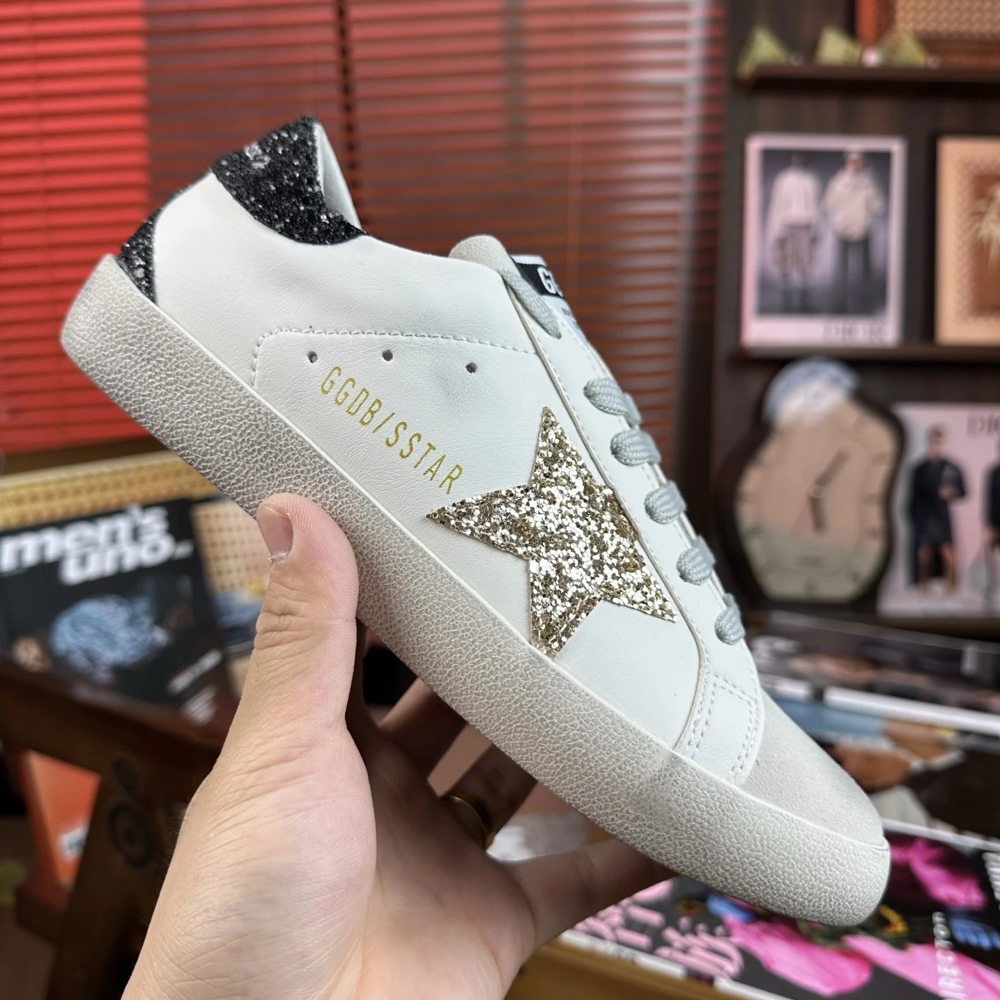 Golden Goose Sneakers Super-Star low-top star — *010