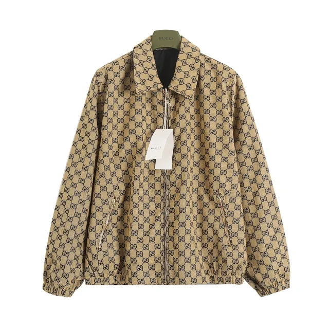 Gucci Jackets GG monogram zip jacket product detail image 2