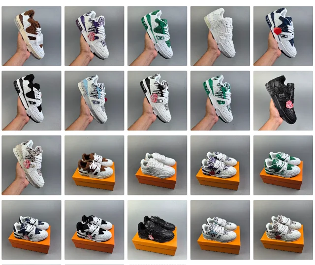 Louis Vuitton Sneakers Low-Top Monogram Panel product detail image 1