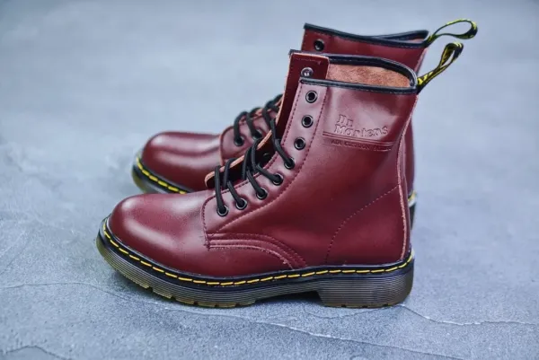 Dr. Martens 1460 Black Smooth Leather 8-Eye Boots Martin Boots - 27