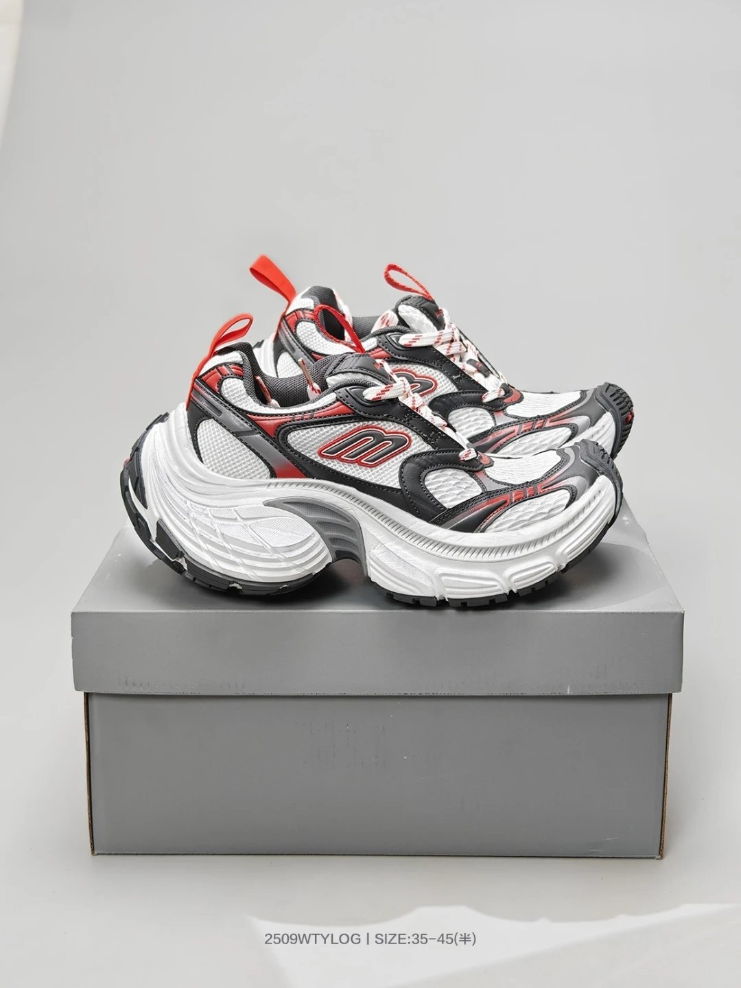 Balenciaga Sneakers 10XL lace-up platform — 6